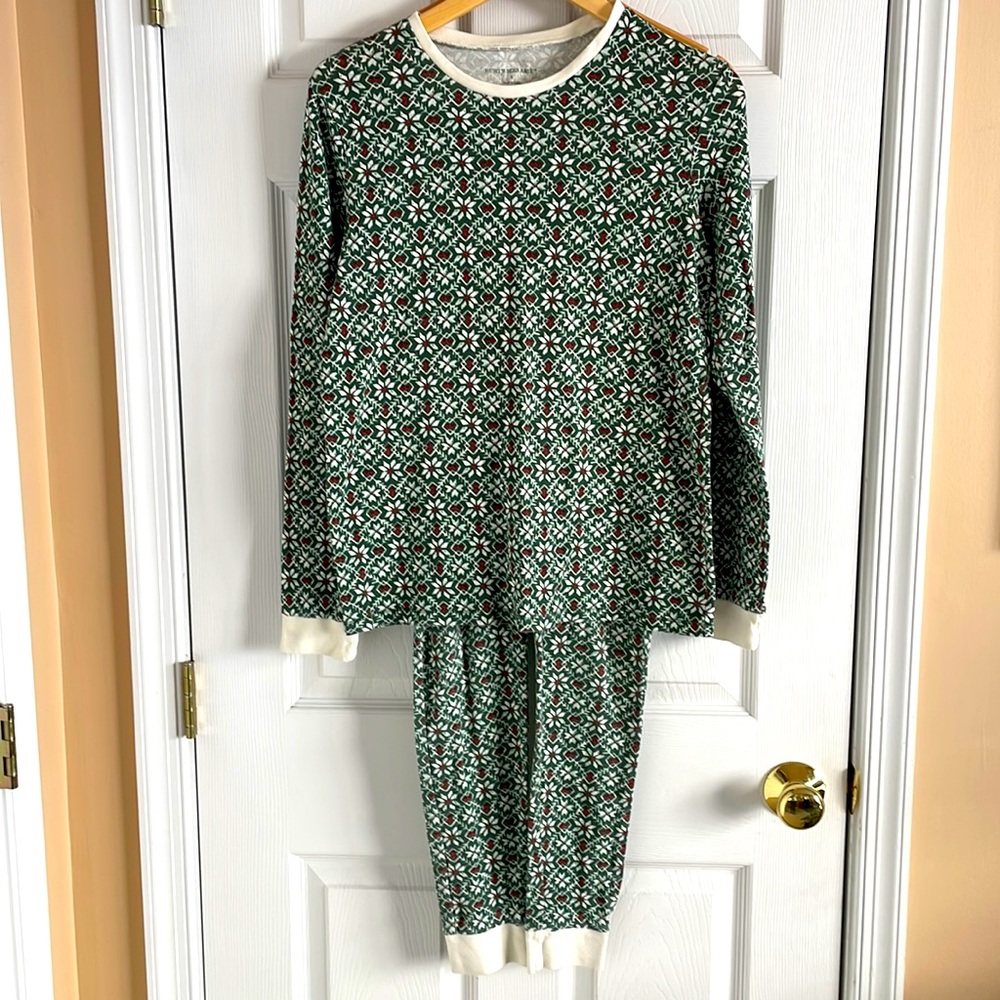 Burt’s Bees Christmas Pajamas - Diamond Fair Isle Print Women’s S
